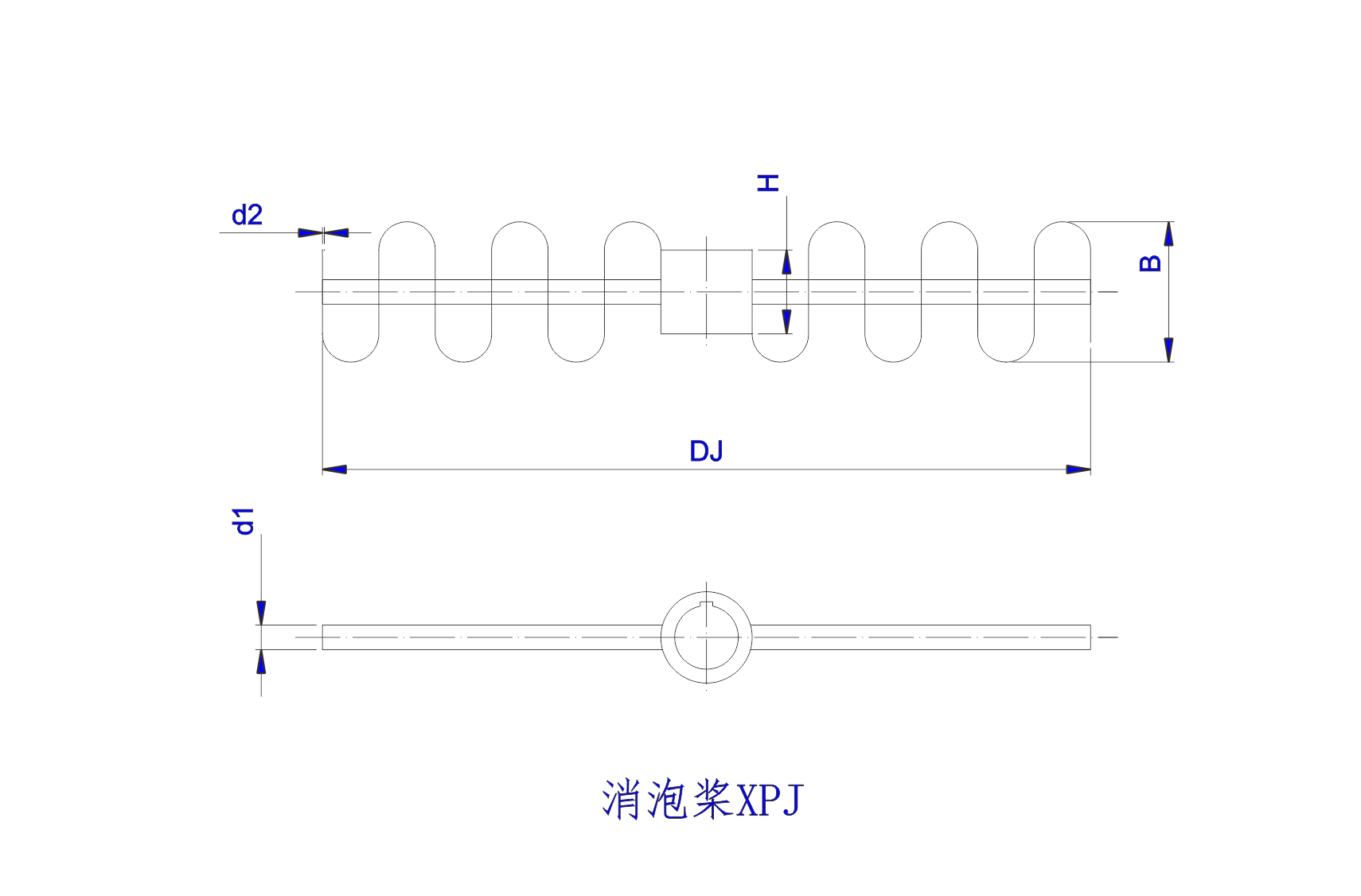   攪拌機(jī)消泡器設(shè)計圖