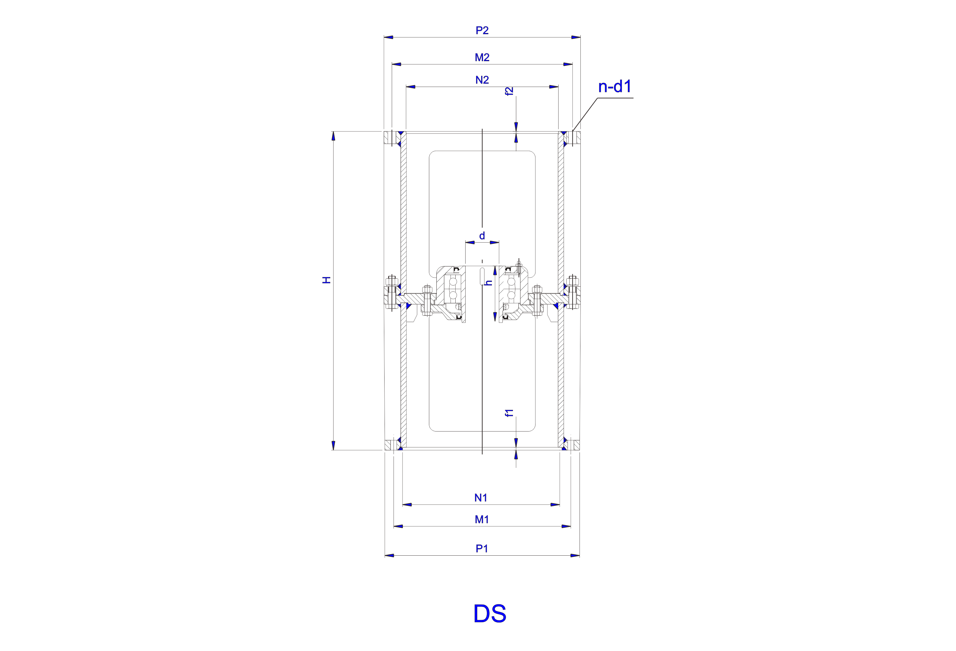   DS型底入式攪拌機(jī)機(jī)架設(shè)計圖