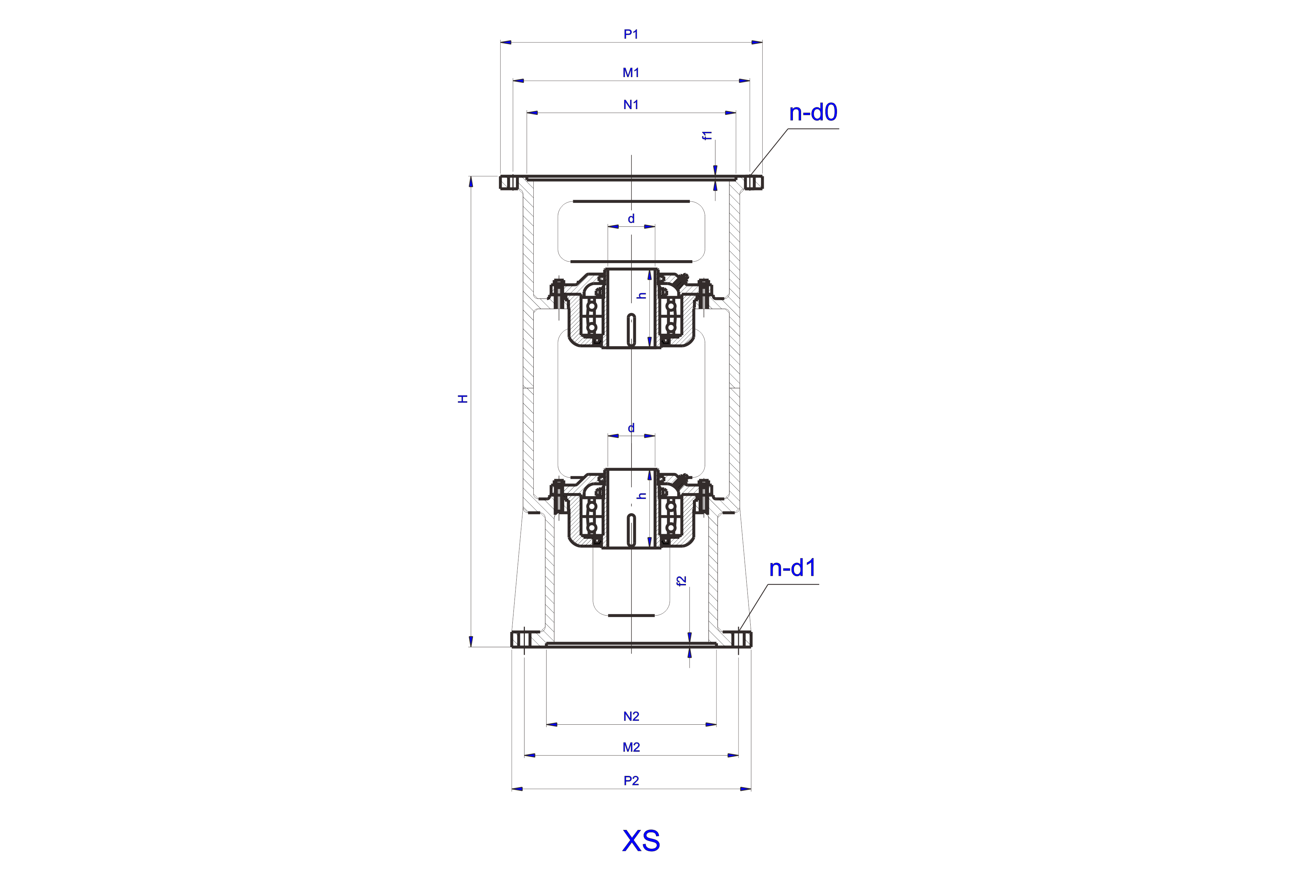   便拆式攪拌機(jī)XS型機(jī)架設(shè)計(jì)圖